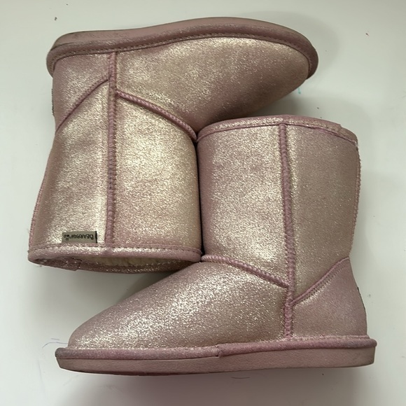 Glittery Pink Bearpaw Boots - Picture 3 of 9